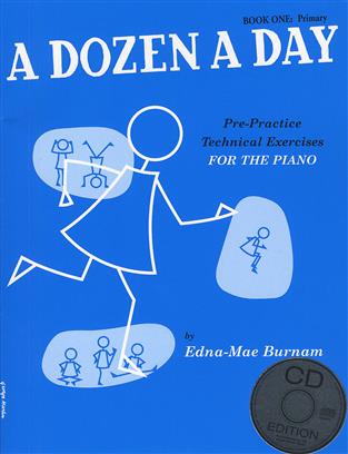 BURNAM E.M. - A DOZEN A DAY V.1 (INGLES) + CD