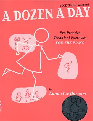 BURNAM E.M. -  A DOZEN A DAY V.3 (INGLES) +CD