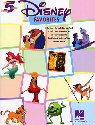 DISNEY W. - DISNEY FAVORITES (5 FINGER PIANO) -