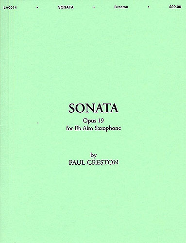 CRESTON P. - SONATA - OP.19