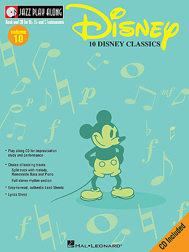 DISNEY W. - JAZZ PLAY ALONG V.10 +CD