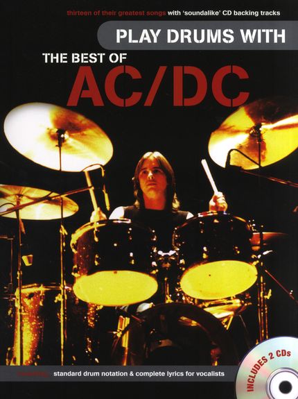 AC/DC - BEST OF PLAY DRUMS  (2 CDS)