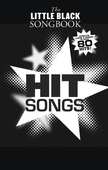 HIT SONGS LITTLE BLACK SONGBOOK (LETRAS CON ACORD