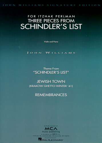 WILLIAMS J. - LISTA DE SCHINDLER (3 TEMAS) -VIOLIN