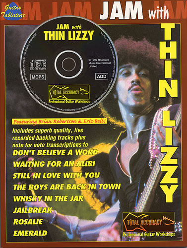 THIN LIZZY - JAM WITH (TABLATURA) (+CD) -
