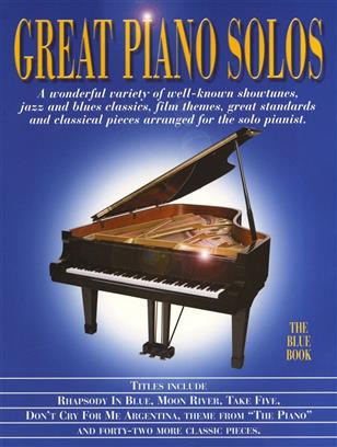 ALBUM - GREAT PIANO SOLOS (BLUE BOOK) -