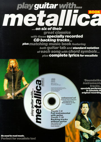 METALLICA - PLAY GUITAR WITH V.2 (TABLATURA) (+CD) -
