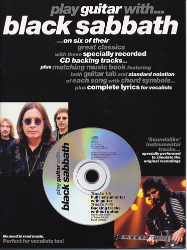 BLACK SABBATH - PLAY GUITAR WITH (TABLATURA) (+CD) -