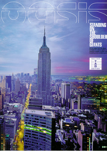 OASIS - STANDING ON THE SHOULDER OF GIANTS (TABLATURA) -