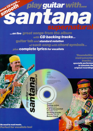 SANTANA - PLAY GUITAR WITH SUPERNATURAL + CD (TABLATURA) -