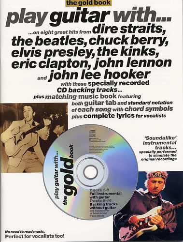 PLAY GUITAR WITH GOLD..DIRE STRAITS, BEATLES, C.BERRY, E PRESLEY,KINS,E.CLAPTON, J LENNON, J.L.HOOKE