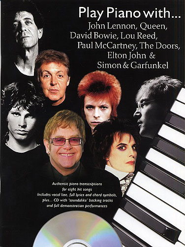 ALBUM - PLAY PIANO WITH..J.LENNON,QUEEN,D.BOWIE,P.MAcCARTNEY,DOOR E.JOHN Y SIMON &GARFUNKEL  +CD