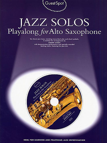 ALBUM - GUEST SPOT JAZZ SOLOS SAX ALTO (+CD) -