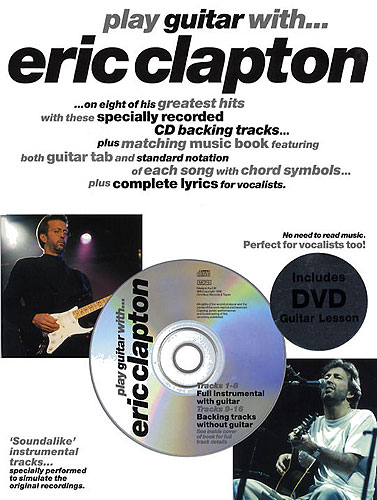 CLAPTON E- PLAY GUITAR WITH (CD+DVD)*out of print