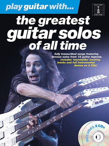 PLAY GUITAR WITH THE GREATEST GUITAR SOLOS ALL TIME (TABLATURA) +2 CD