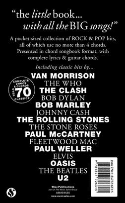 4 CHORD SONGS (70) LITTLE BLACK SONGBOOK (LETRAS CON ACORDES)