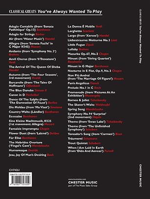 ALBUM - CLASSICAL GREATS (EASY) YOU ALWAYS WANTED TO PLAY