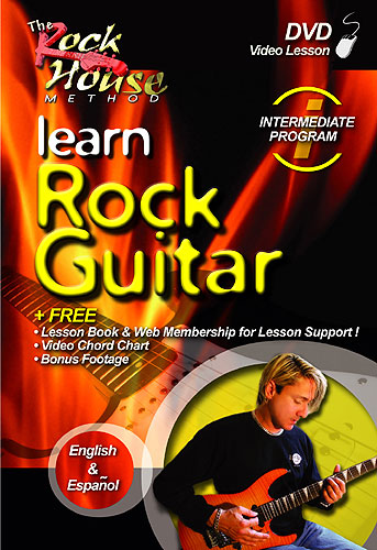 LEARN ROCK GUITAR INTERMEDIATE (DVD) ESPAÑOL "ROCK HOUSE"