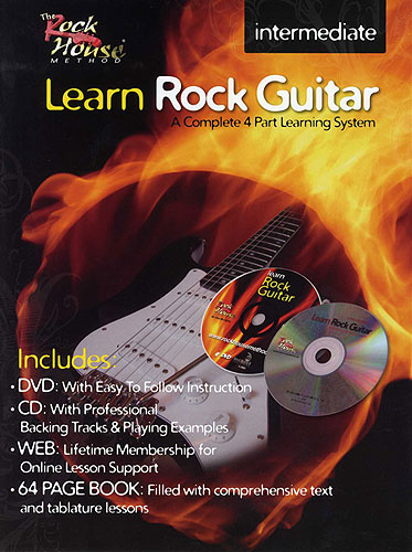 THE ROCK HOUSE METHOD LEARN ROCK GUITAR  INTERMEDIATE (CD+DVD) (TABLATURA)