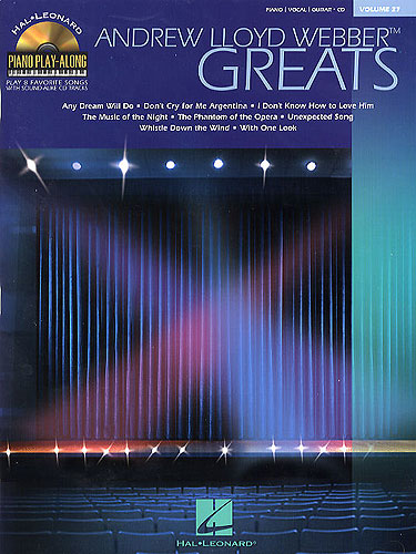 LLOYD WEBBER A.- GREATS V.27 PIANO PLAY-ALONG +CD