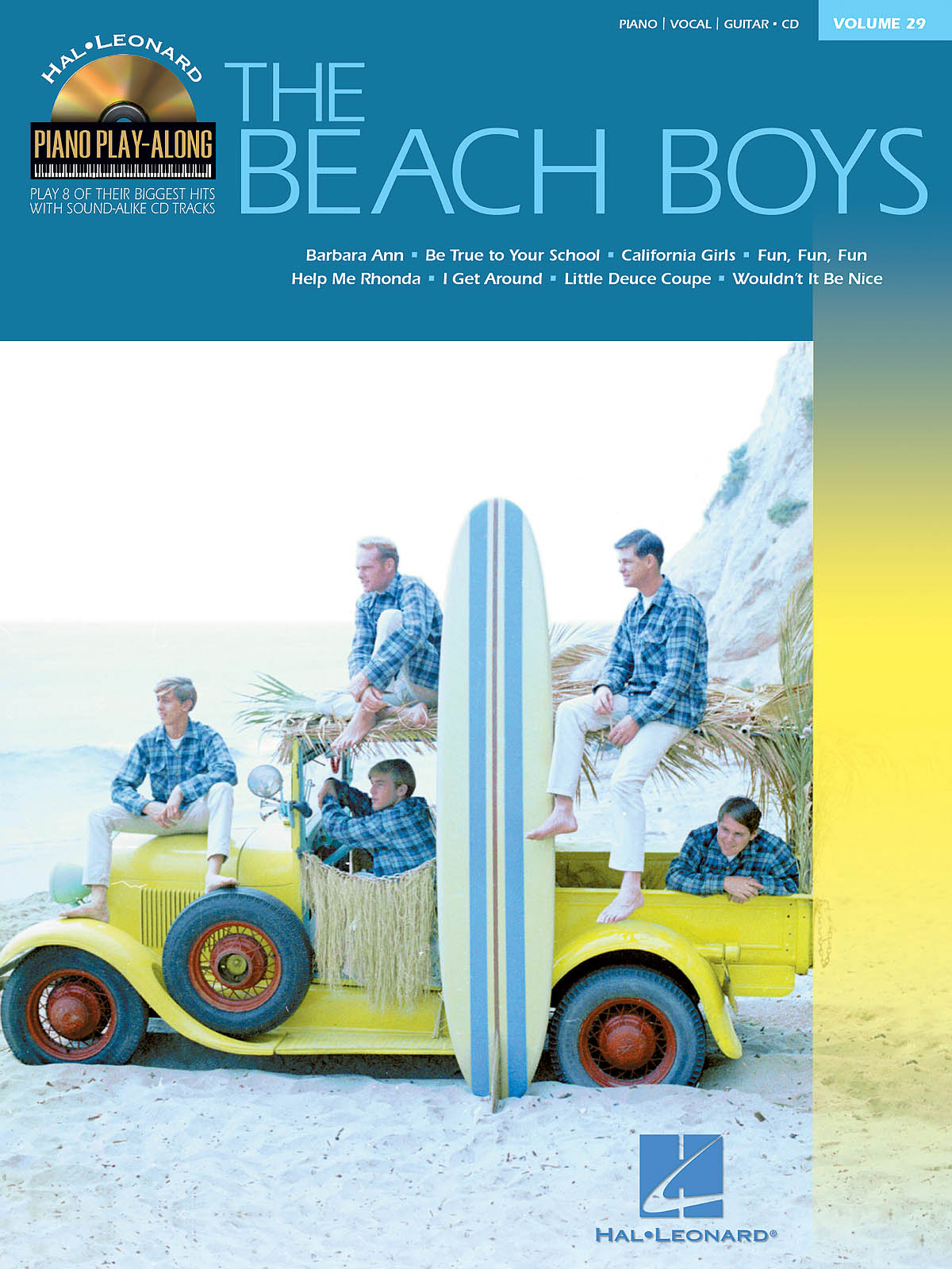 BEACH BOYS- PIANO PLAY ALONG V.29 +CD