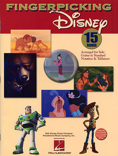 DISNEY W. - FINGERPICKING (TAB) 15 SONGS