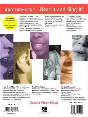 NIEMACK J. - HEAR IT ANDA SING IT! EXPLORING MODAL JAZZ 2