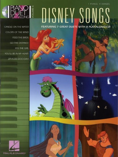 DISNEY W. - SONGS 7 GREAT DUETS +CD (P4M) V.6 PLAY-ALONG
