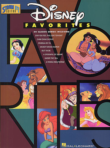 DISNEY W. - FAVORITES (34 CLASSIC SONGS) (TABLATURA) -