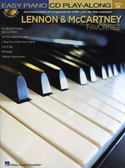 LENNON & McCARTNEY - FAVORITES EASY PIANO +CD V.24