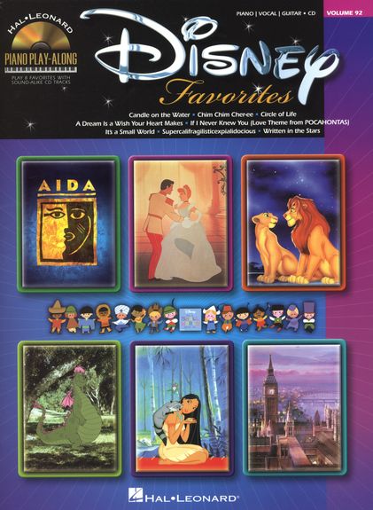 DISNEY W. - FAVORITES V.92 +CD
