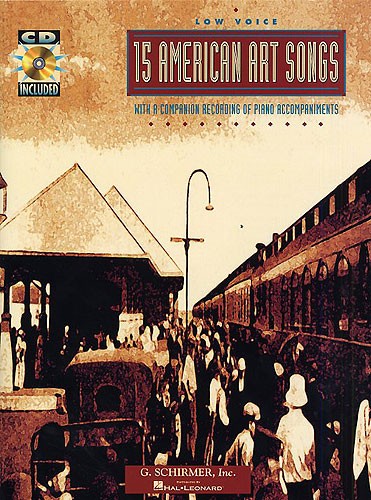 ALBUM. - AMERICAN ART SONGS (15)+CD LOW VOICE