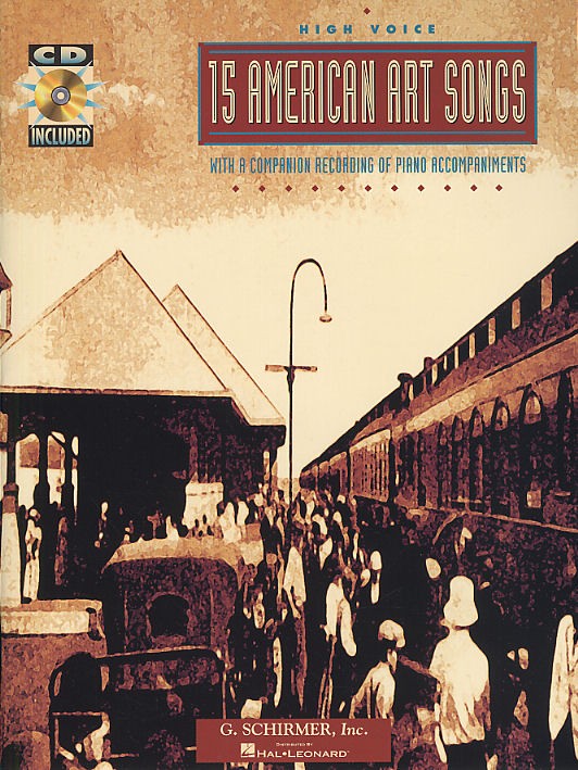 ALBUM. - AMERICAN ART SONGS (15)+CD HIGH VOICE