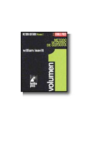LEAVITT W. - METODO MODERNO DE GUITARRA 1 (ESPAÑOL) -