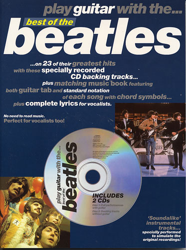 BEATLES - PLAY GUITAR WITH BEST OF (TABLATURA) (+2CD) -
