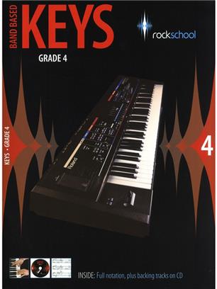 ROCKSCHOOL BAND BASED KEYS GRADE 4+CD