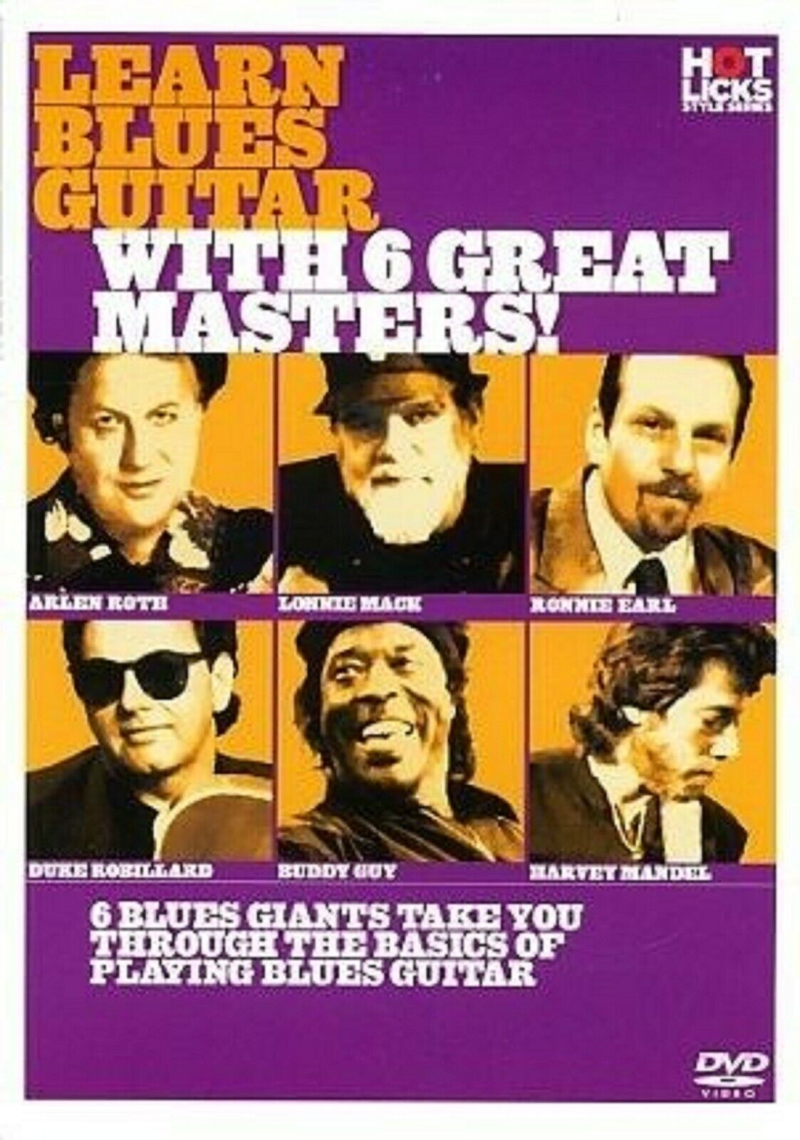 ALBUM - LEARN BLUES GUITAR WITH THE GREATS (DVD) -