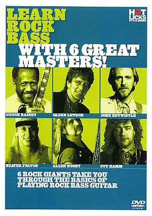 ALBUM - LEARN ROCK BASS WITH THE GREATS (DVD) -