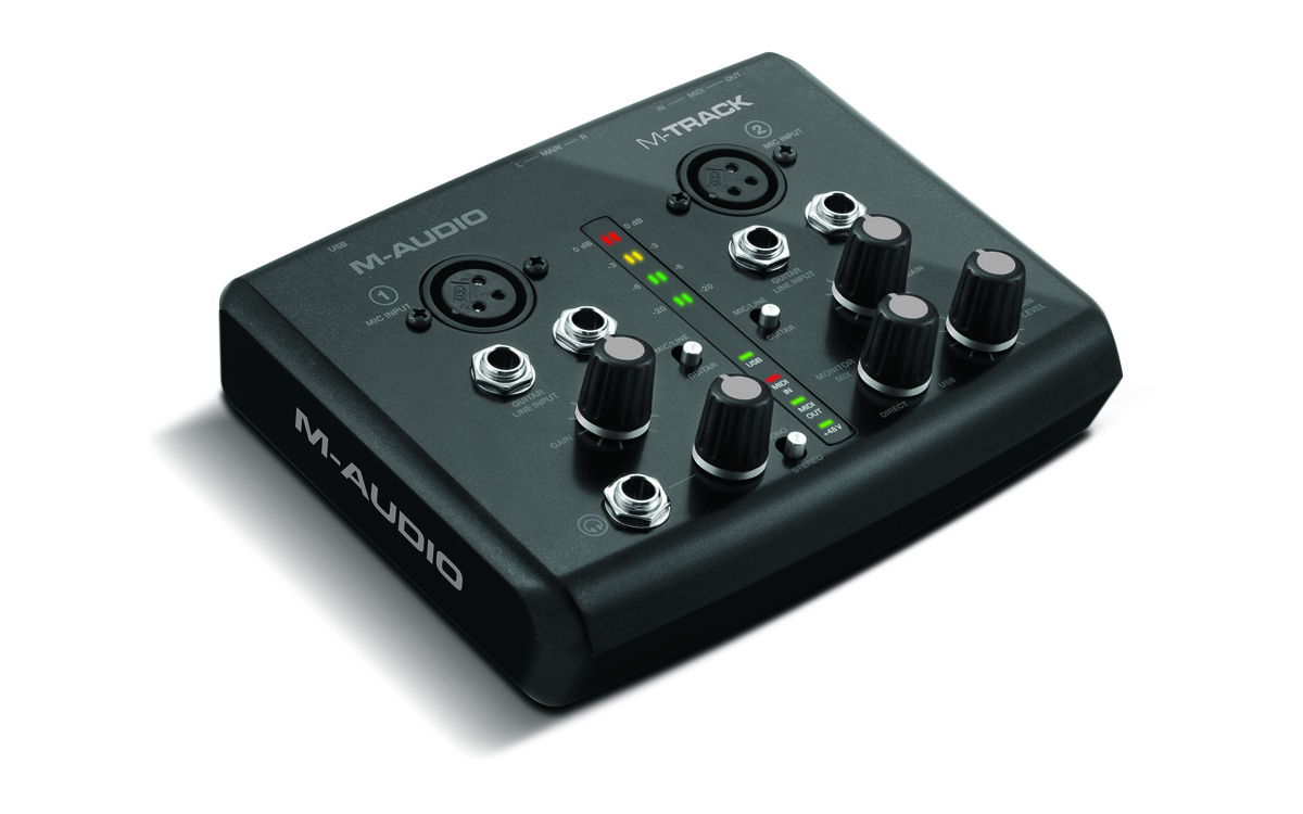 INTERFACE - M-AUDIO M-TRACK MIDI USB 2 CANALES PORTATIL