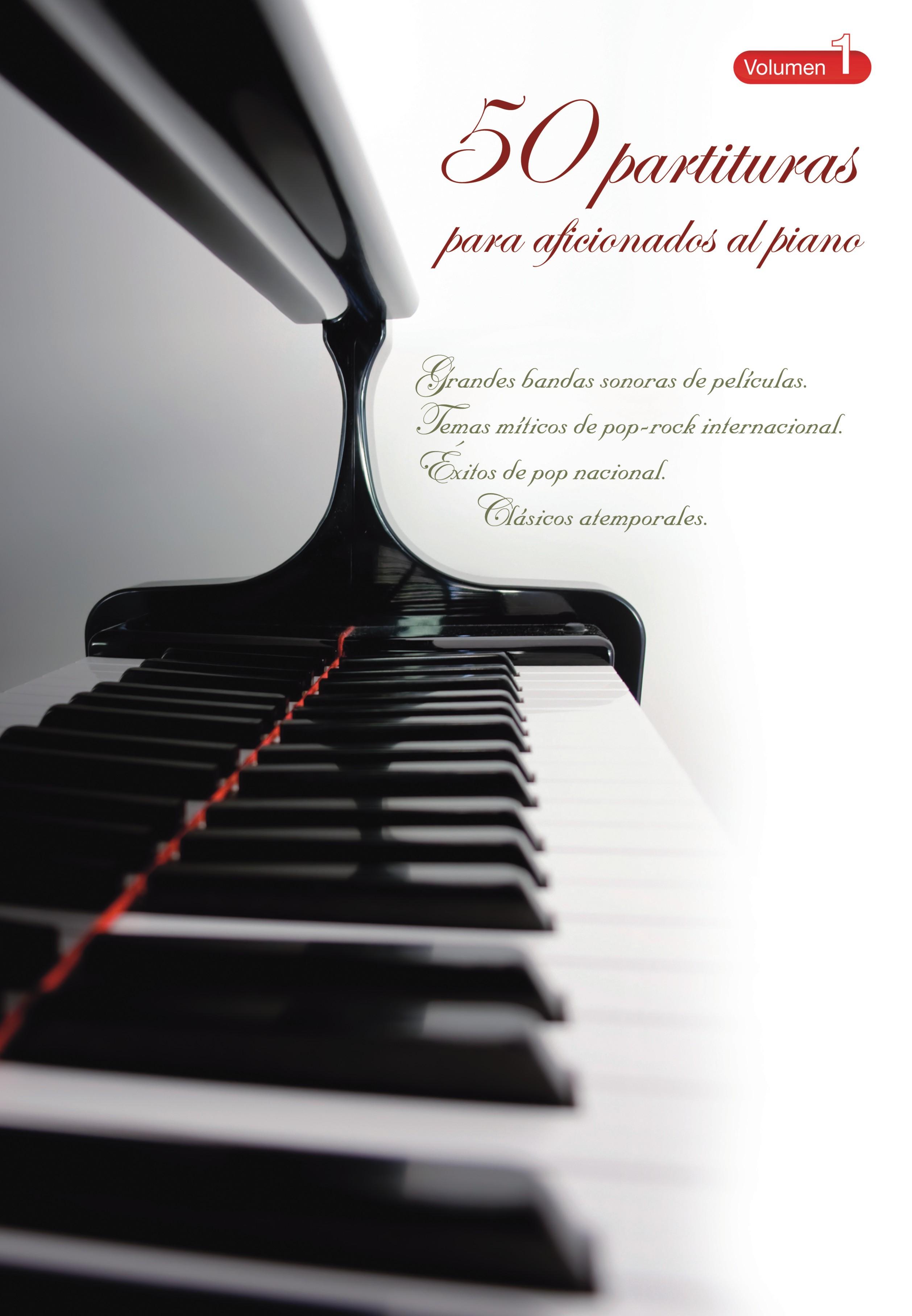 ALBUM - 50 PARTITURAS  AFICIONADOS AL PIANO 1