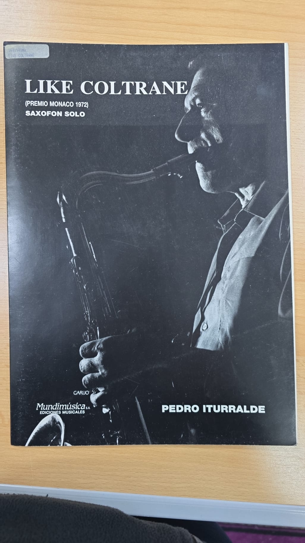 ITURRALDE P. - LIKE COLTRANE SAXOFON SOLO