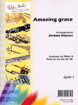NAULAIS J. - AMAZING GRACE (4 FLAUTAS)