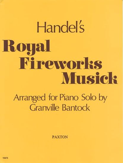 HANDEL G.F. - MUSICA REALES FUEGOS DE ARTIFICIO -