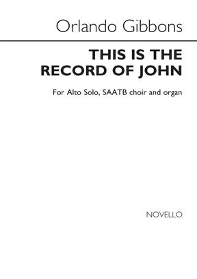 GIBBONS O. - THIS IS THE RECORDER OF JOHN     COR/ORG -