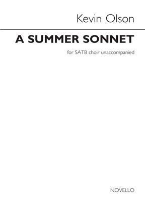 OLSON K. - A SUMMER SONNET CORO