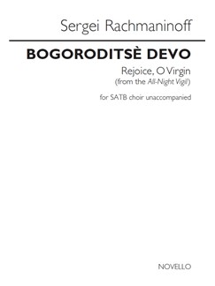 RACHMANINOFF S. - BOGORODITSE DEVO CORO SATB