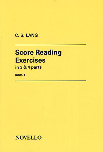LANG C.S. - SCORE READING EXERCISES IN 3&4 PARTS V.1
