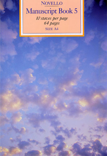 BLOCK - NOVELLO MANUSCRIPT BOOK V.5 4A 14 PAUTAS 64 HOJAS