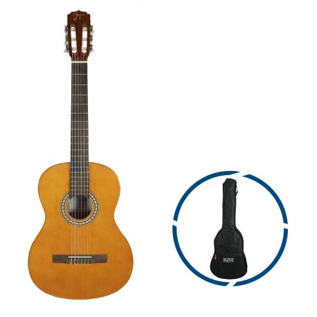 GUITARRA - OQAN QGC-15 (PACK CLASICA + FUNDA)