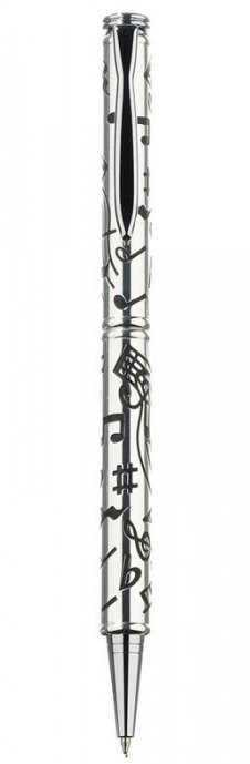 REGALO - BOLIGRAFO CON PENTAGRAMA (EN PLATEADO)